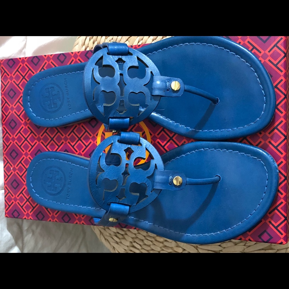 Tory Burch Miller Flat Sandal - Size 8